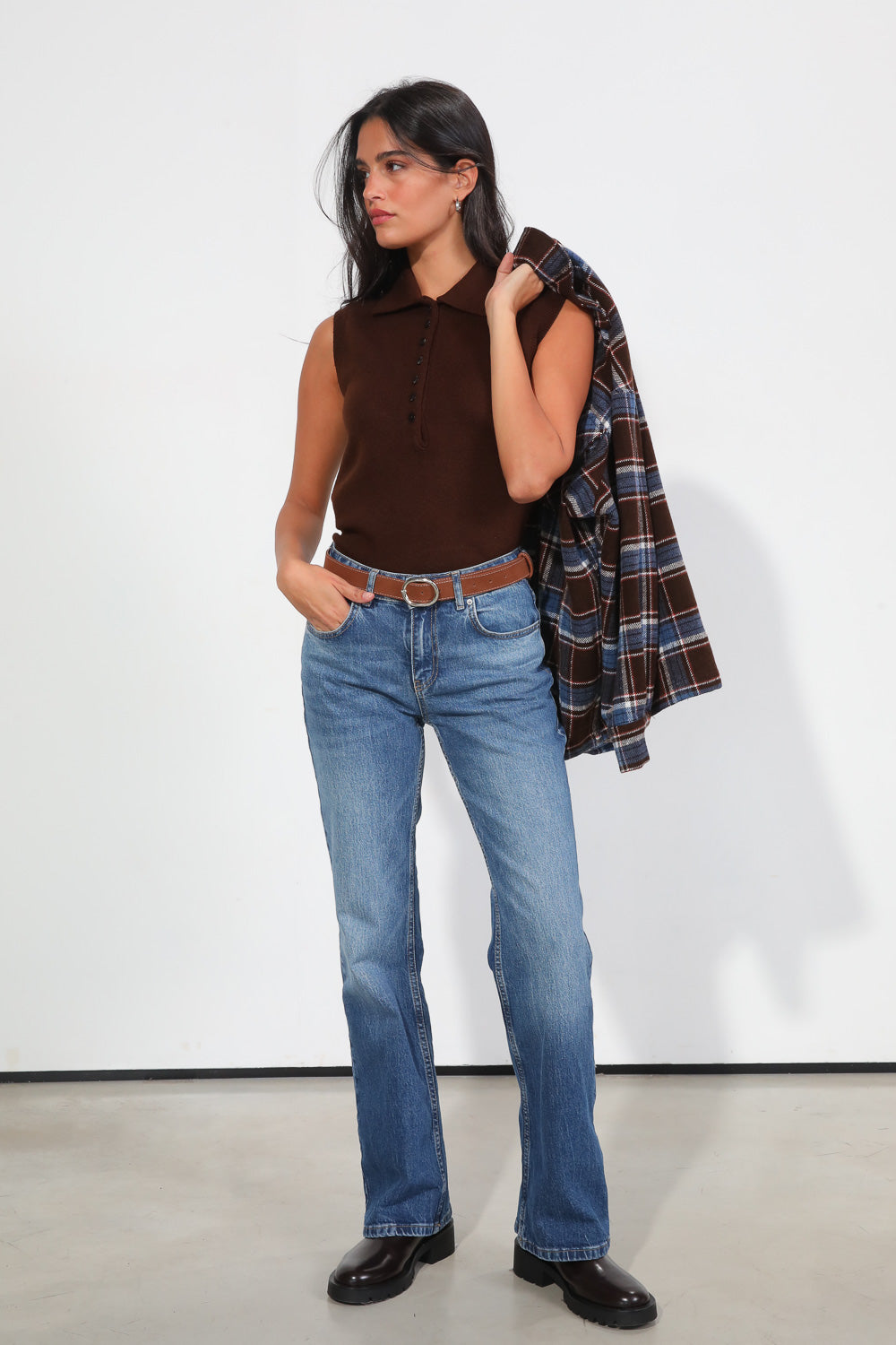 גופיית סריג Madison