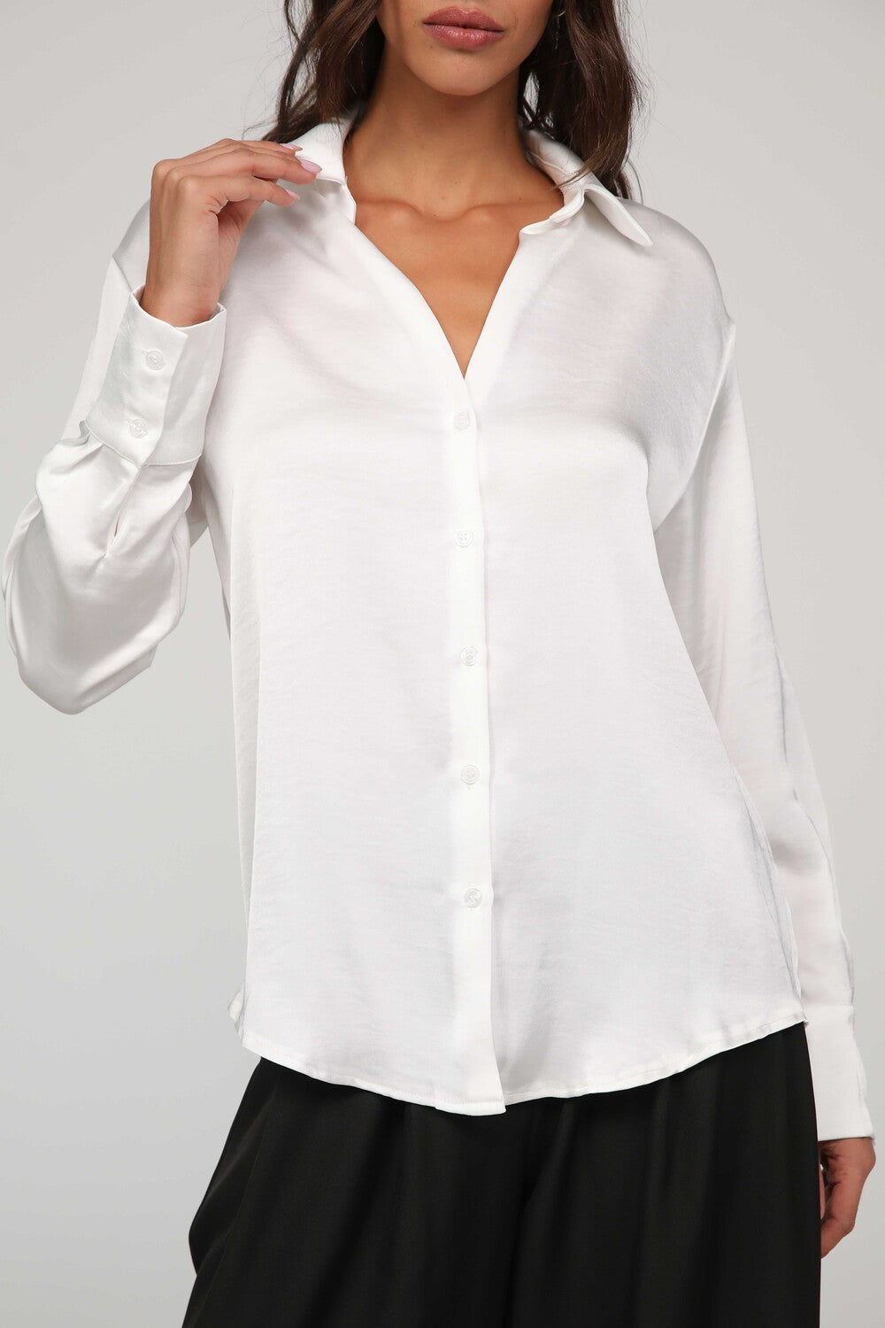 Nicole satin blouse