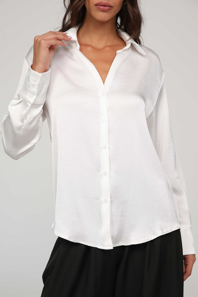 Nicole satin blouse