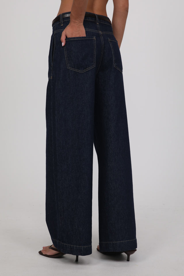 ג'ינס+חגורה Samantha