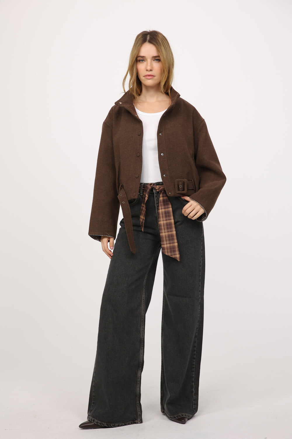 ג'ינס+עניבה Ariana