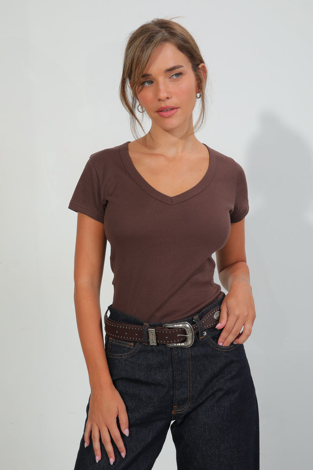 חולצה וי Vanessa