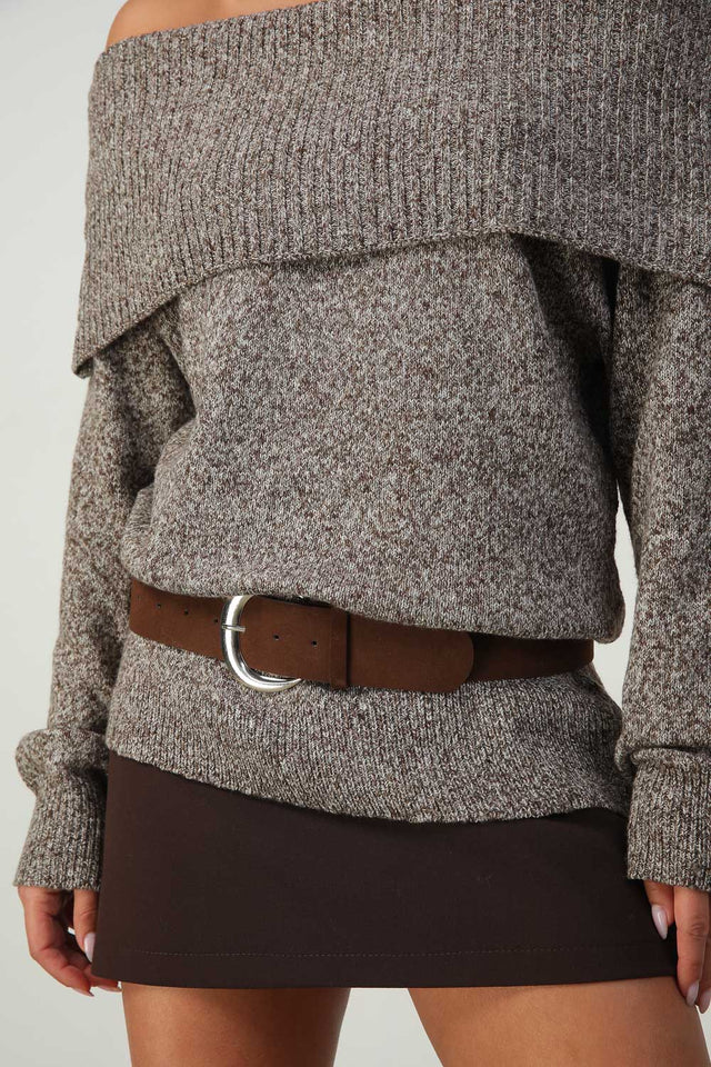 סריג+חגורה Ximena